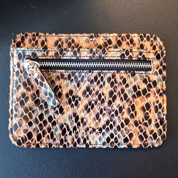Lodis Snakeskin leather cardholder and coin purse - Picture 1 of 9